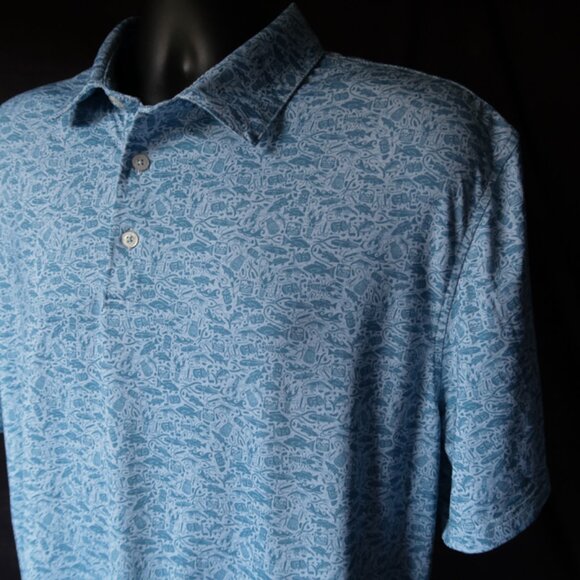 Southern Tides Sealife Performance Polo (XL) OMG! ๐ - Picture 2 of 8